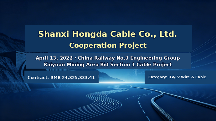 China Railway No.3 Engineering Group Kaiyuan Mining Area Project